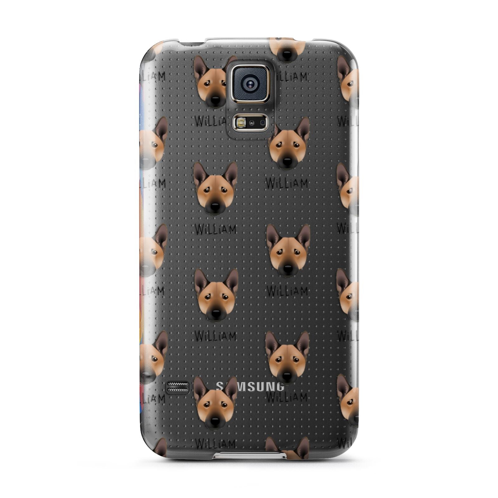 Norwegian Buhund Icon with Name Samsung Galaxy S5 Case