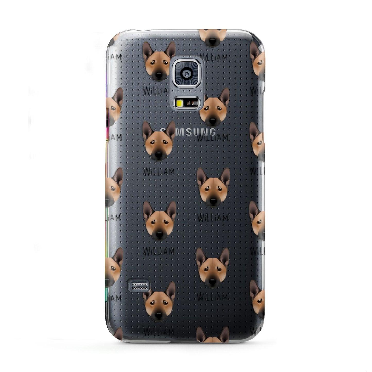 Norwegian Buhund Icon with Name Samsung Galaxy S5 Mini Case
