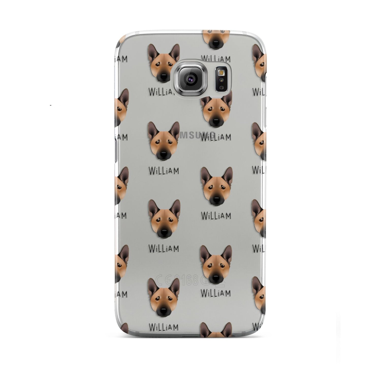 Norwegian Buhund Icon with Name Samsung Galaxy S6 Case