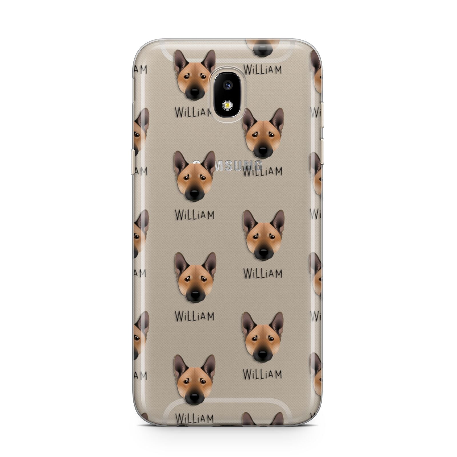 Norwegian Buhund Icon with Name Samsung J5 2017 Case