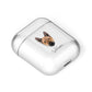 Norwegian Buhund Personalised AirPods Case Laid Flat