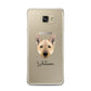 Norwegian Buhund Personalised Samsung Galaxy A7 2016 Case on gold phone