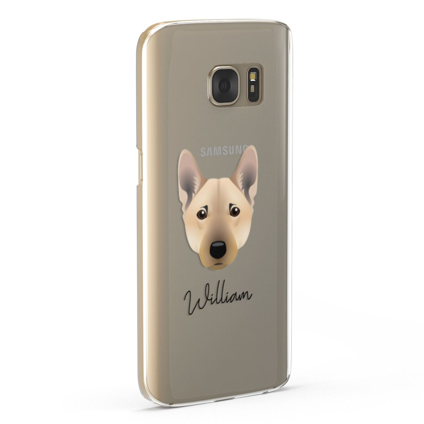 Norwegian Buhund Personalised Samsung Galaxy Case Fourty Five Degrees