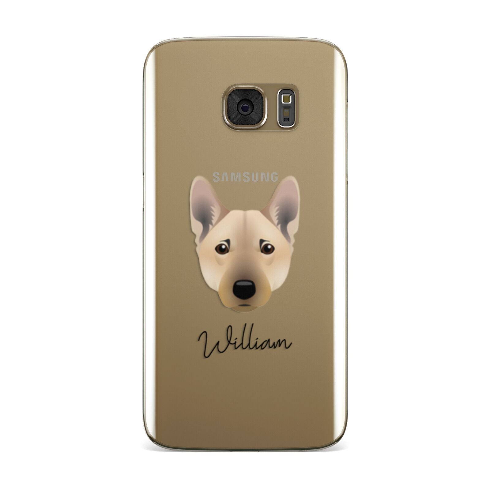 Norwegian Buhund Personalised Samsung Galaxy Case
