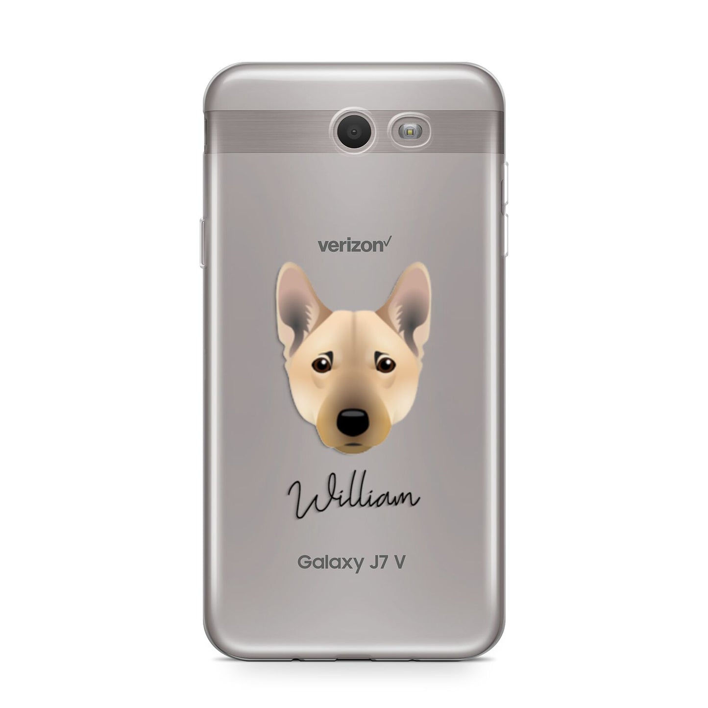 Norwegian Buhund Personalised Samsung Galaxy J7 2017 Case