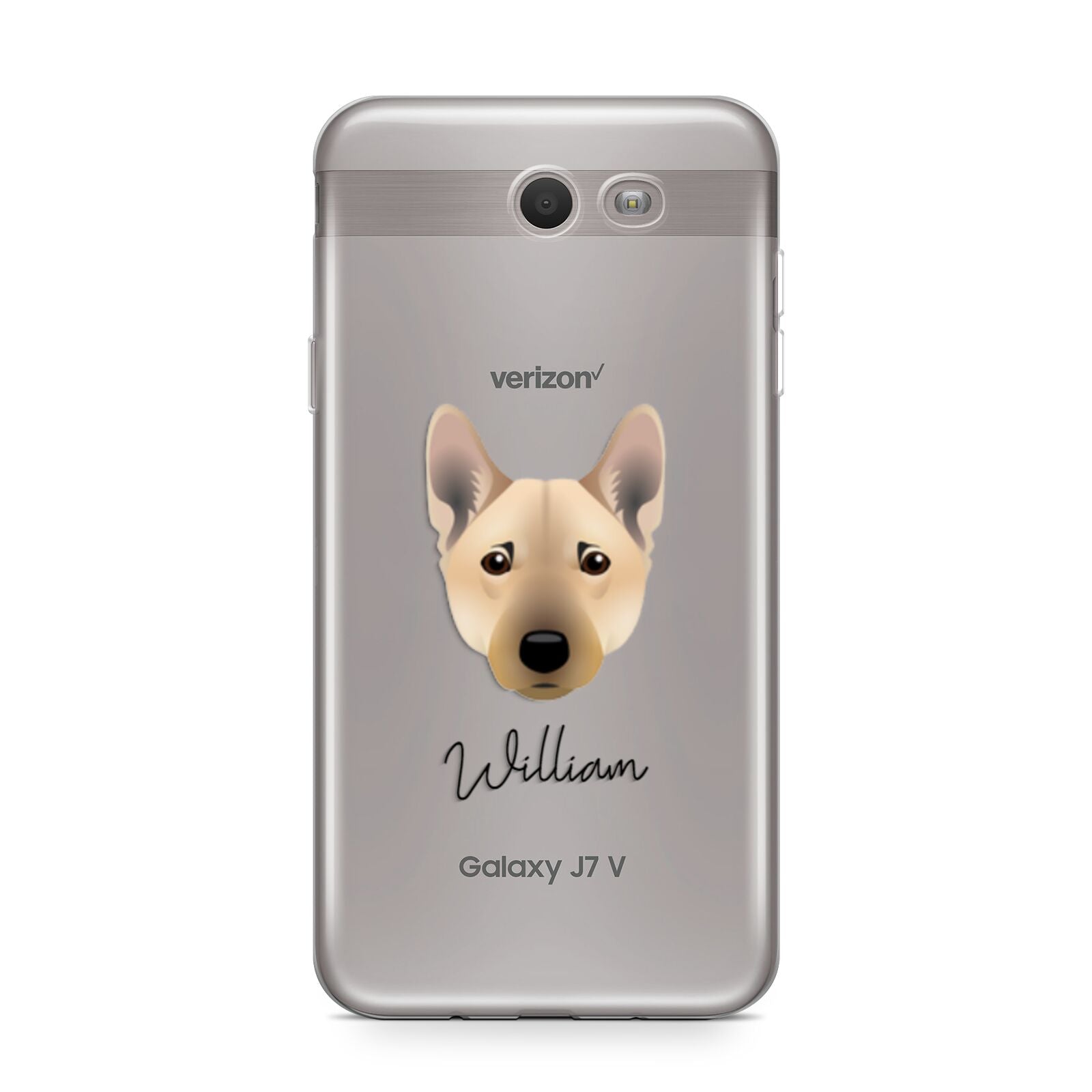 Norwegian Buhund Personalised Samsung Galaxy J7 2017 Case