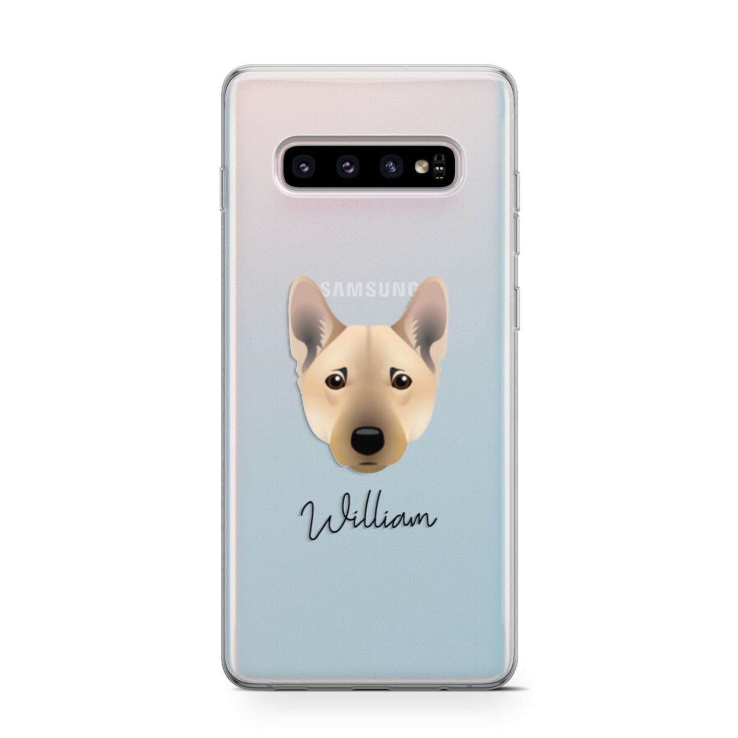 Norwegian Buhund Personalised Samsung Galaxy S10 Case