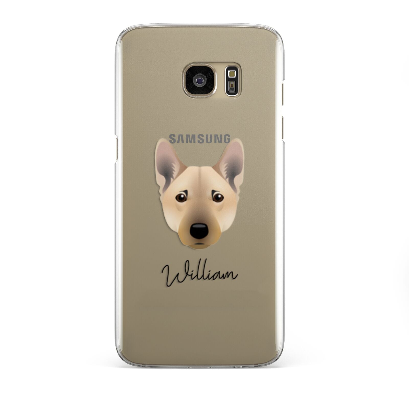 Norwegian Buhund Personalised Samsung Galaxy S7 Edge Case