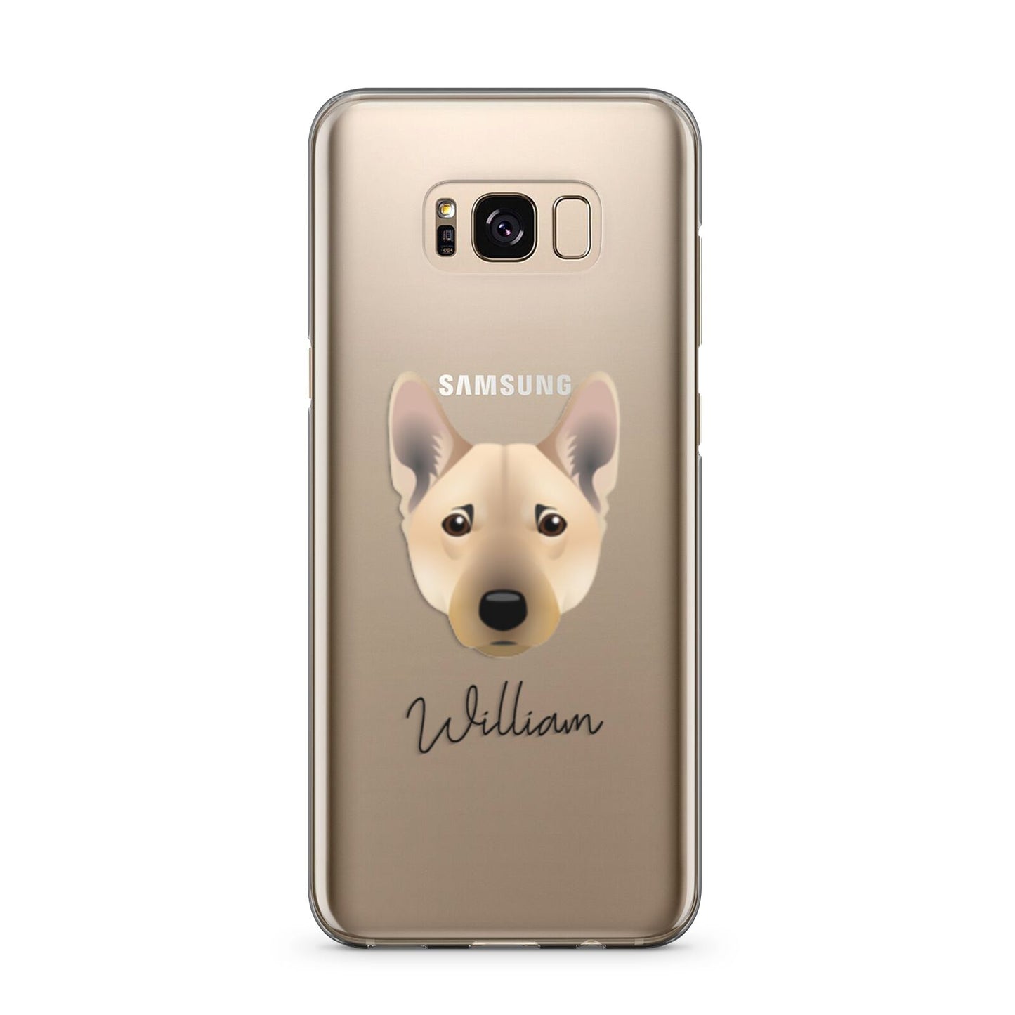 Norwegian Buhund Personalised Samsung Galaxy S8 Plus Case