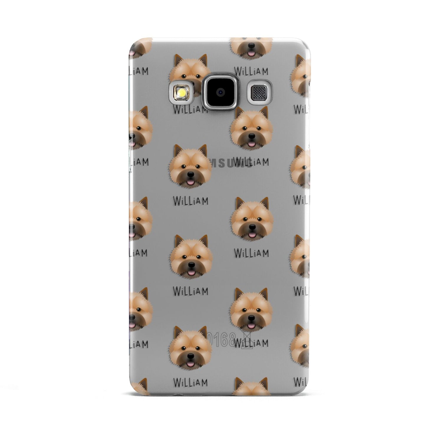Norwich Terrier Icon with Name Samsung Galaxy A5 Case