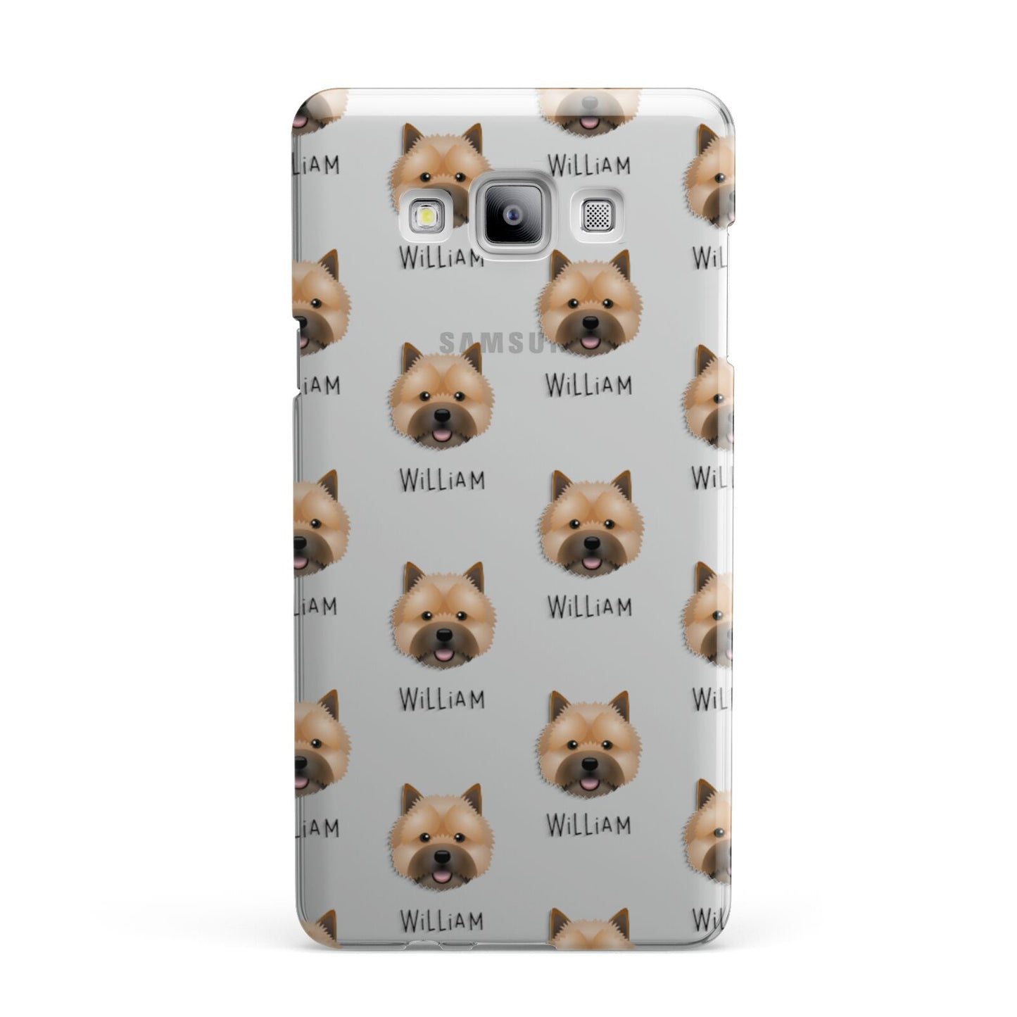 Norwich Terrier Icon with Name Samsung Galaxy A7 2015 Case