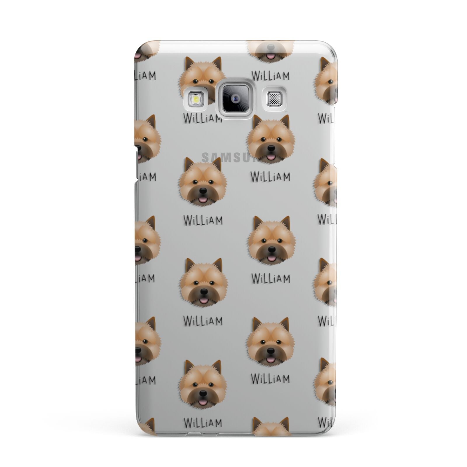 Norwich Terrier Icon with Name Samsung Galaxy A7 2015 Case