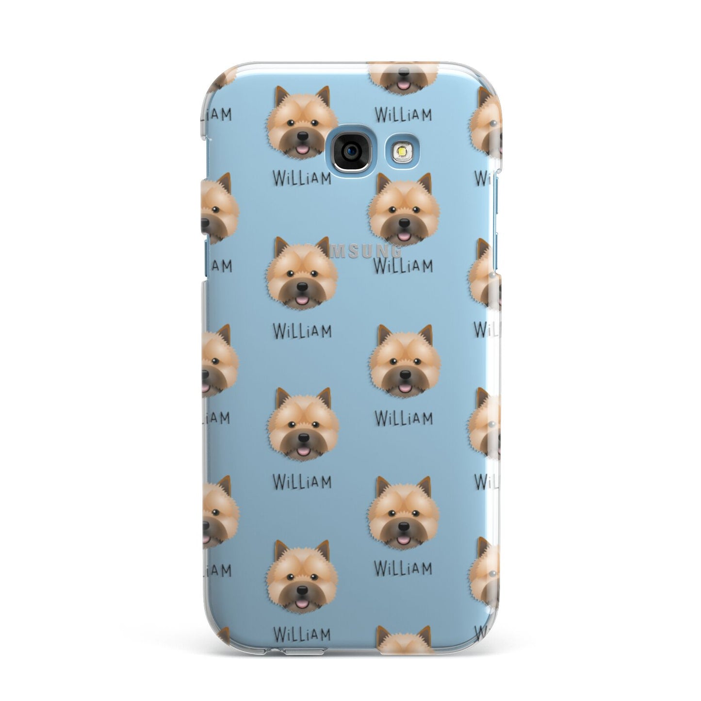 Norwich Terrier Icon with Name Samsung Galaxy A7 2017 Case