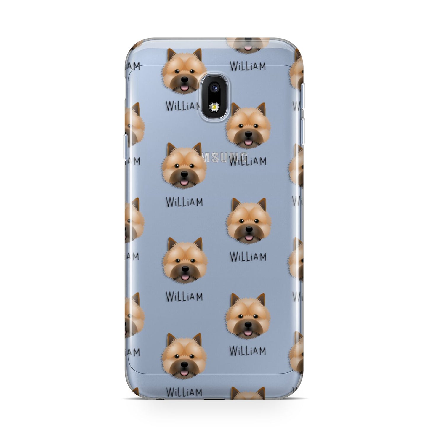 Norwich Terrier Icon with Name Samsung Galaxy J3 2017 Case