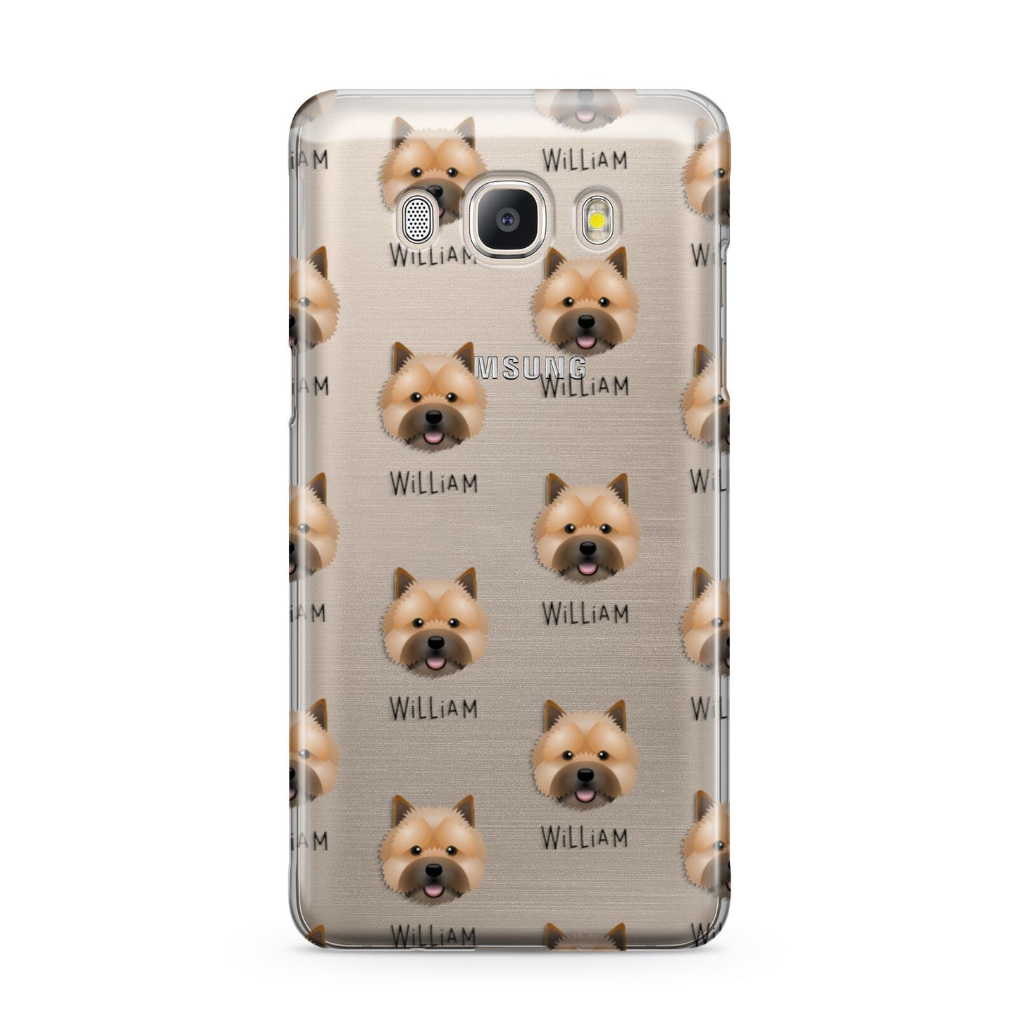 Norwich Terrier Icon with Name Samsung Galaxy J5 2016 Case