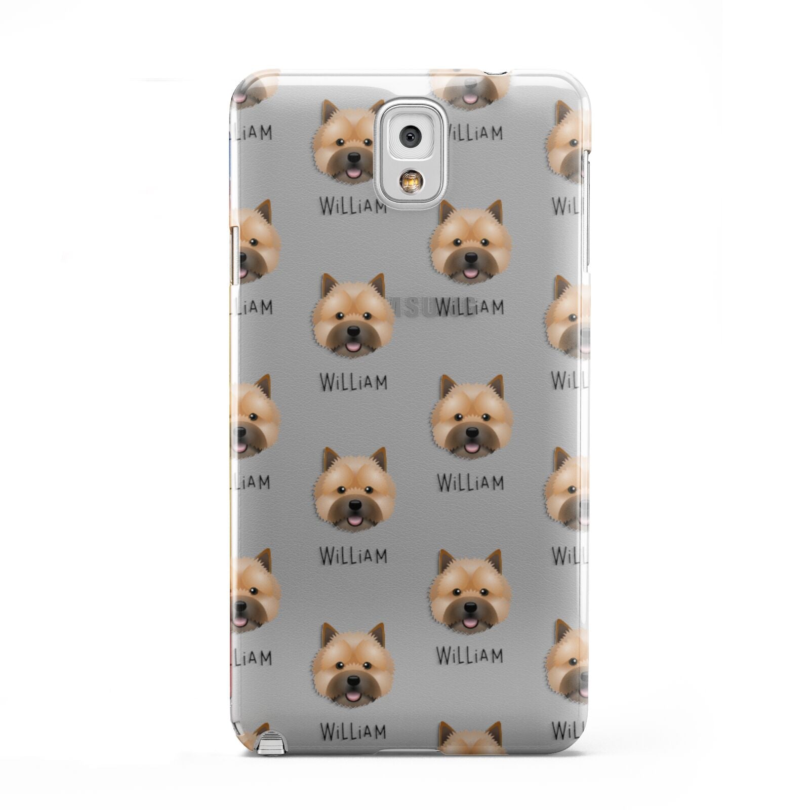 Norwich Terrier Icon with Name Samsung Galaxy Note 3 Case