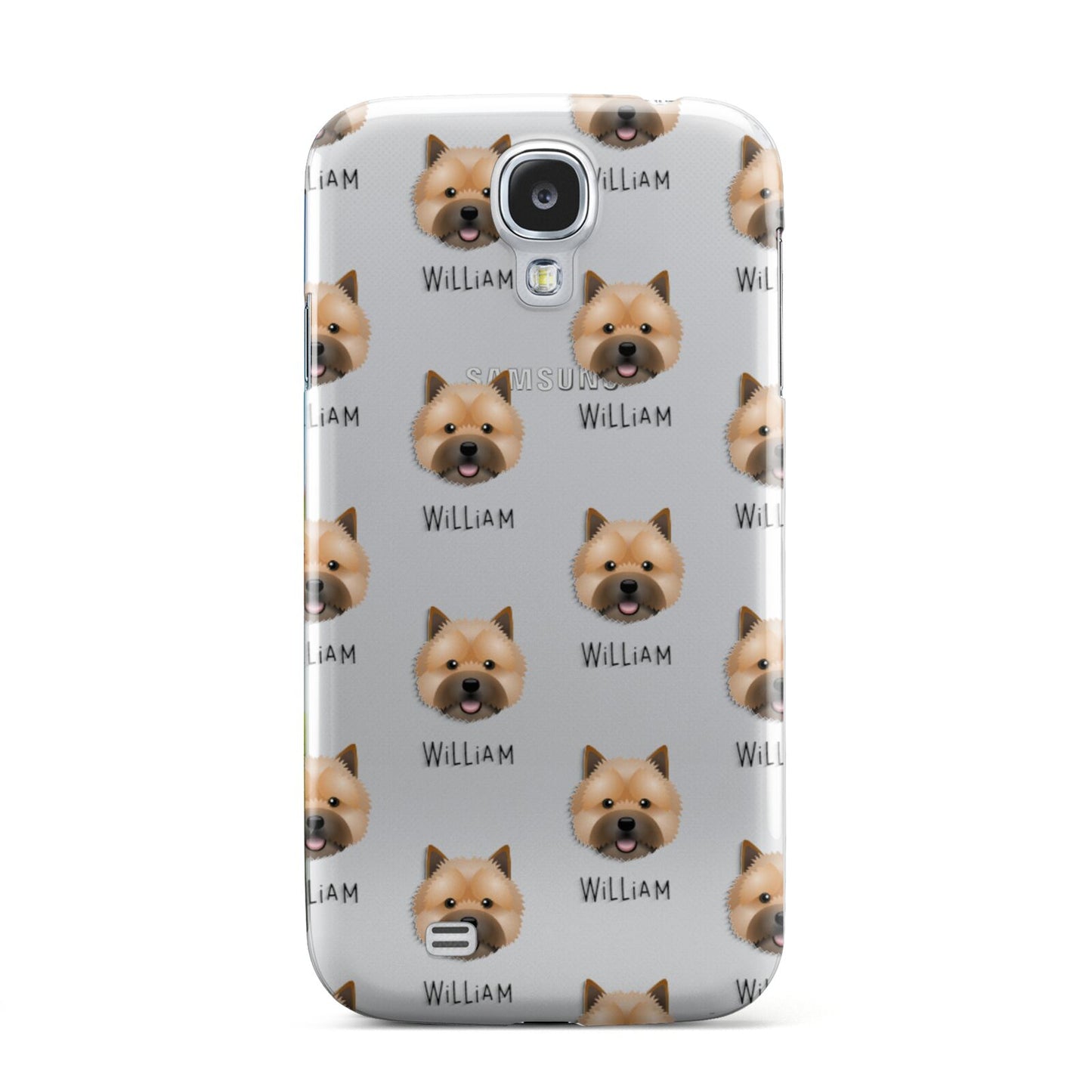 Norwich Terrier Icon with Name Samsung Galaxy S4 Case