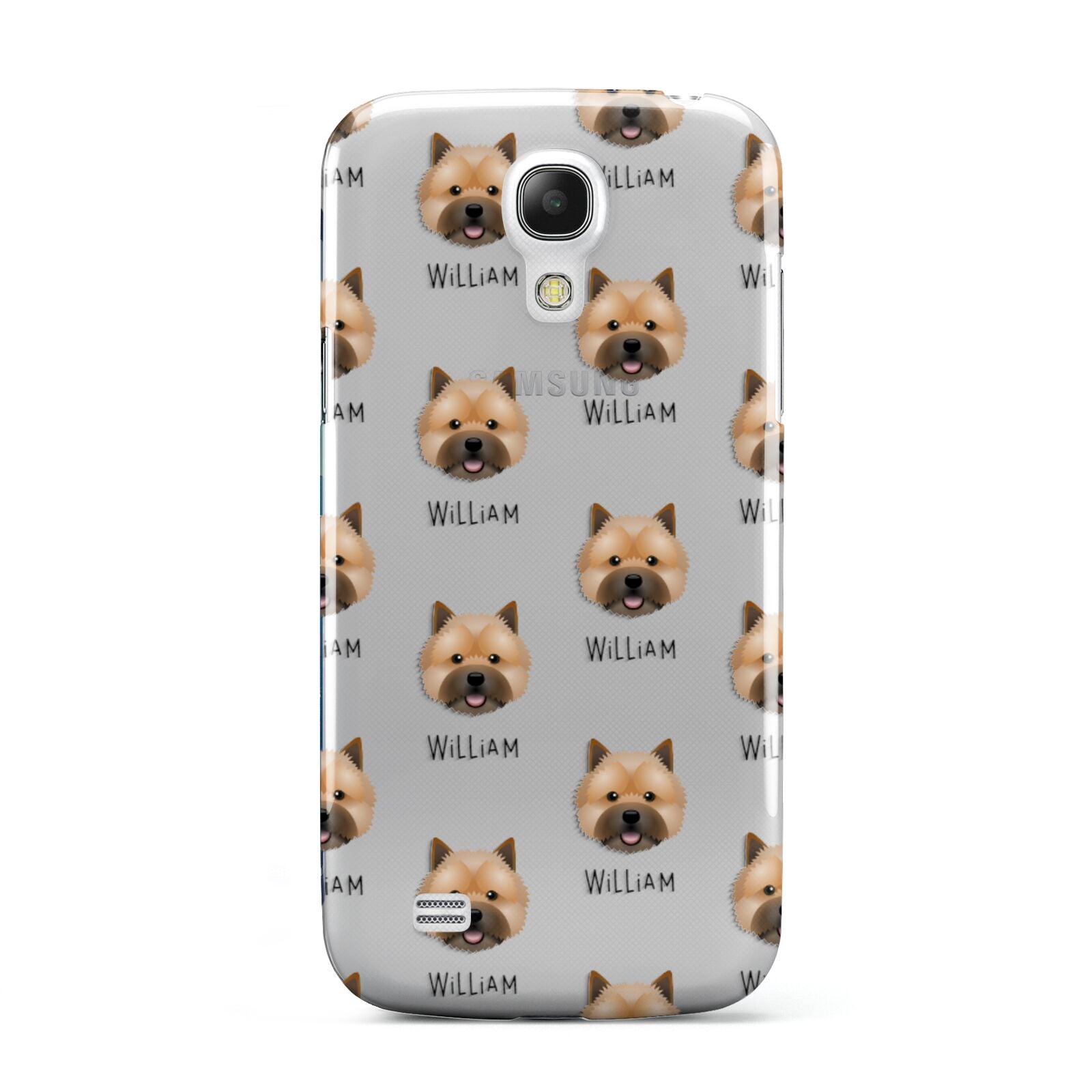 Norwich Terrier Icon with Name Samsung Galaxy S4 Mini Case