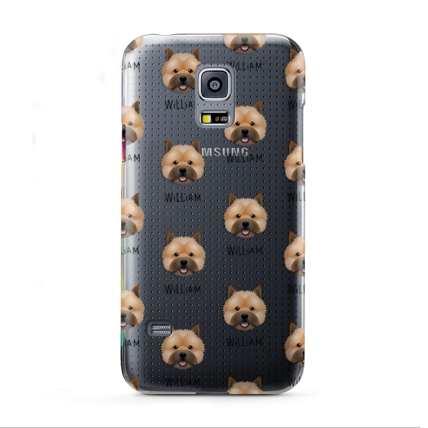 Norwich Terrier Icon with Name Samsung Galaxy S5 Mini Case