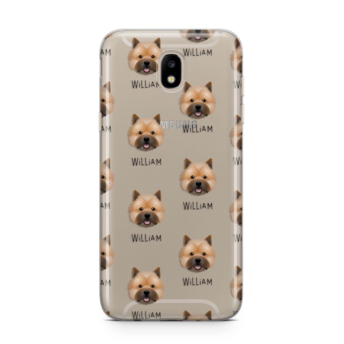 Norwich Terrier Icon with Name Samsung J5 2017 Case