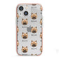 Norwich Terrier Icon with Name iPhone 13 Mini TPU Impact Case with Pink Edges