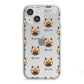 Norwich Terrier Icon with Name iPhone 13 Mini TPU Impact Case with White Edges