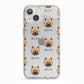 Norwich Terrier Icon with Name iPhone 13 TPU Impact Case with Pink Edges