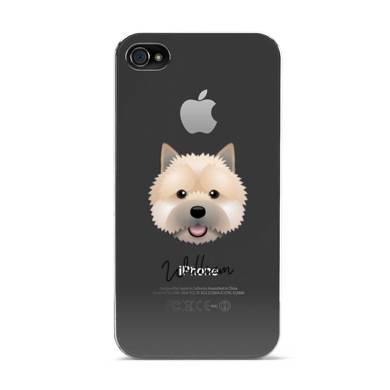 Norwich Terrier Personalised Apple iPhone 4s Case