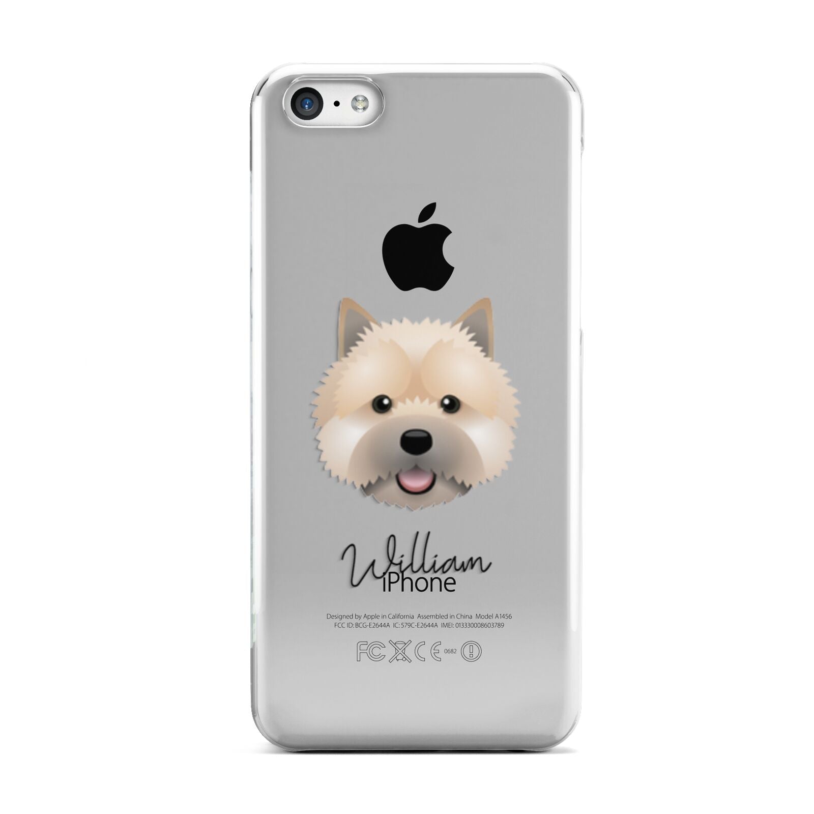 Norwich Terrier Personalised Apple iPhone 5c Case