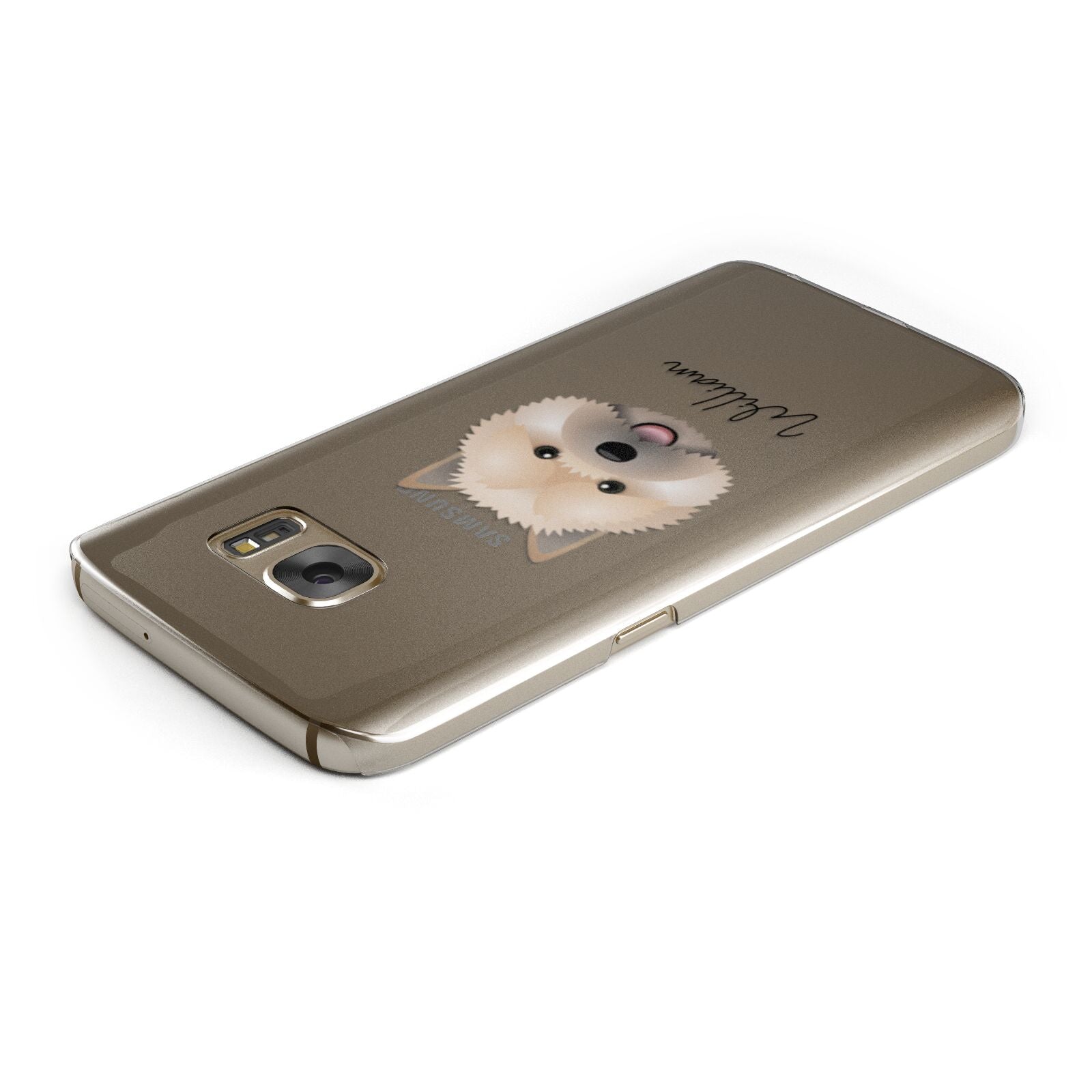 Norwich Terrier Personalised Samsung Galaxy Case Top Cutout