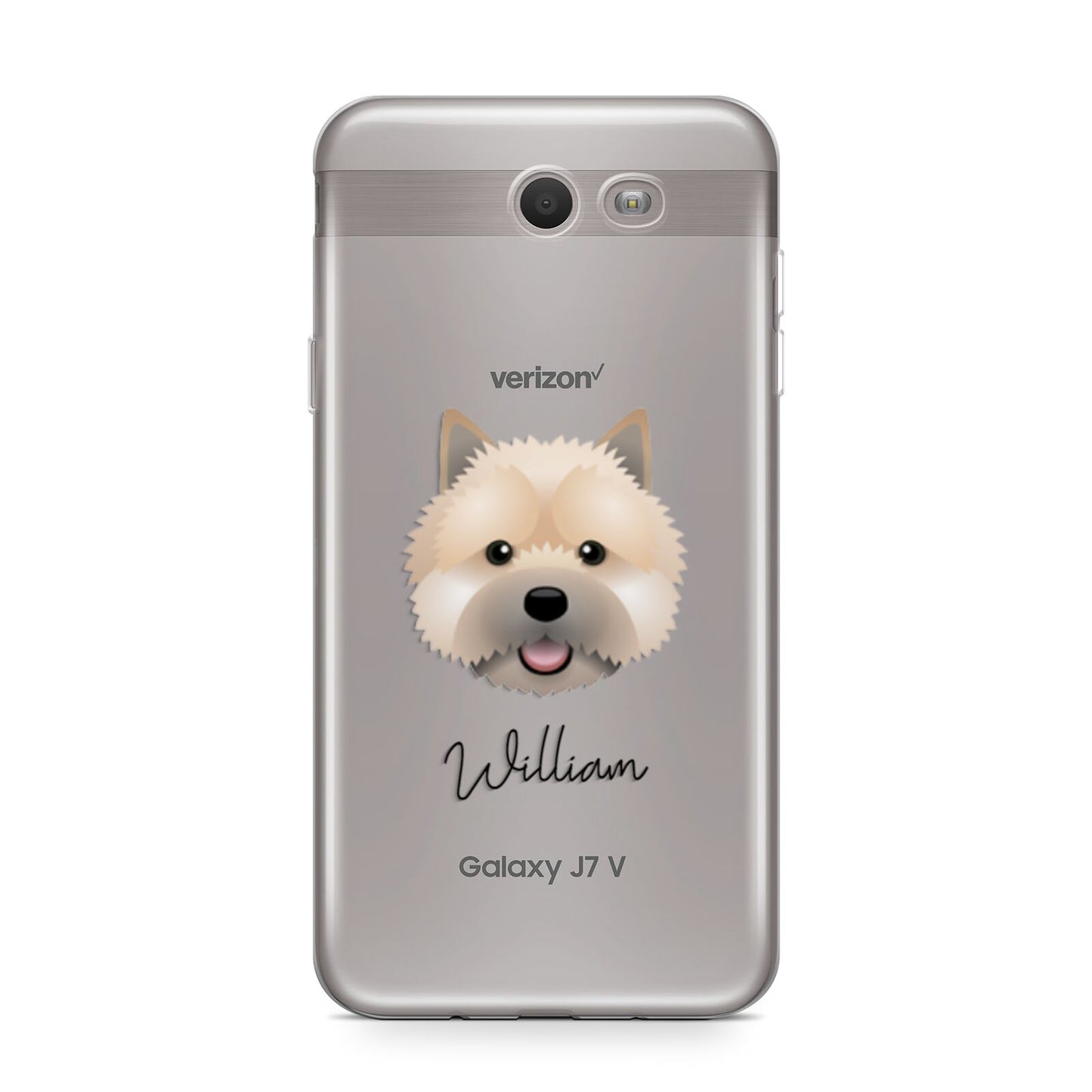 Norwich Terrier Personalised Samsung Galaxy J7 2017 Case