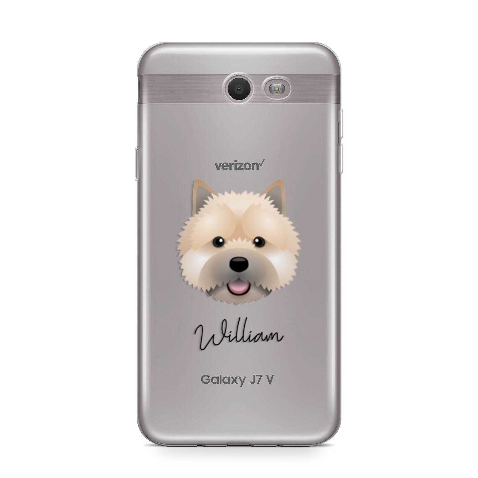 Norwich Terrier Personalised Samsung Galaxy J7 2017 Case