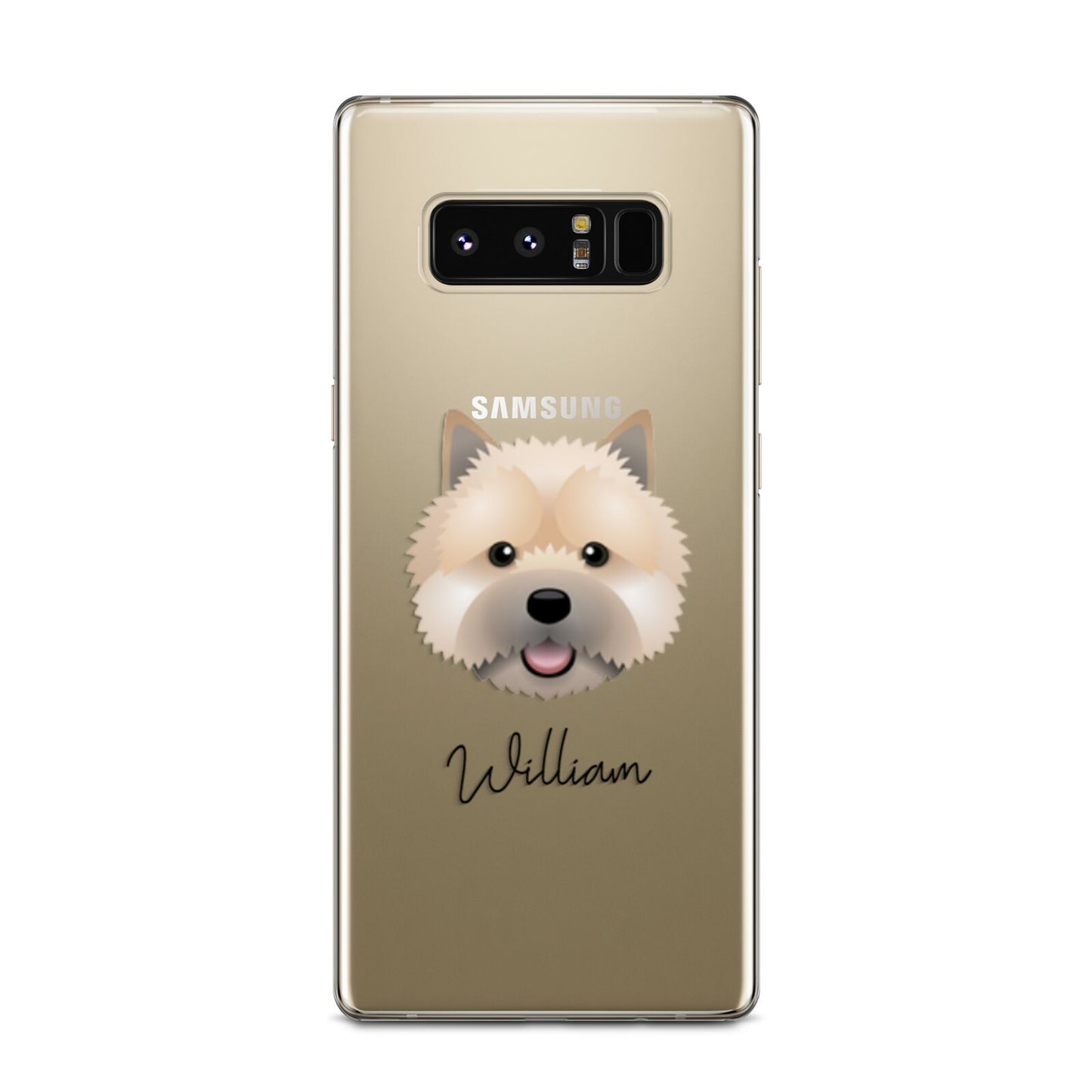 Norwich Terrier Personalised Samsung Galaxy Note 8 Case