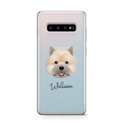 Norwich Terrier Personalised Samsung Galaxy S10 Case