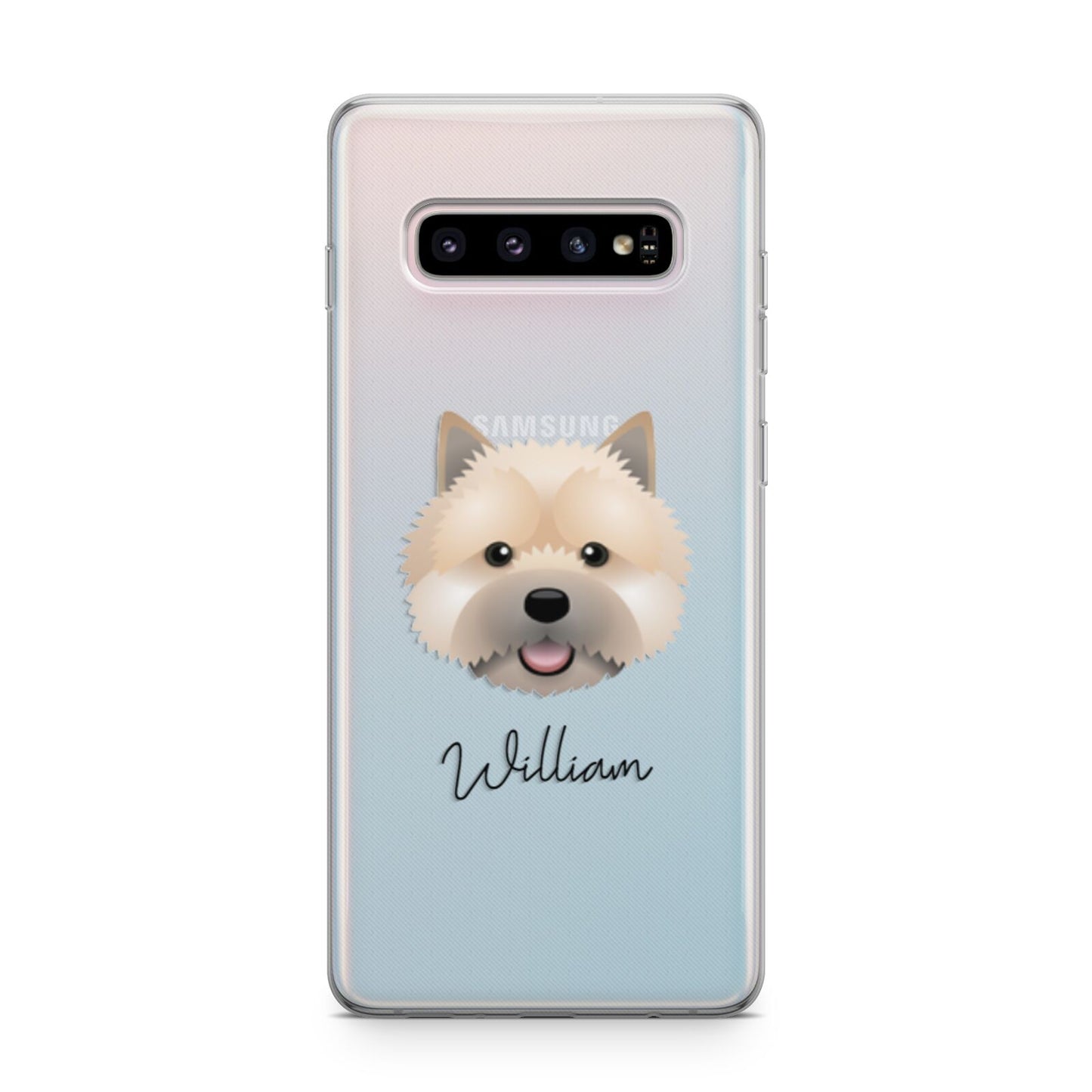 Norwich Terrier Personalised Samsung Galaxy S10 Plus Case