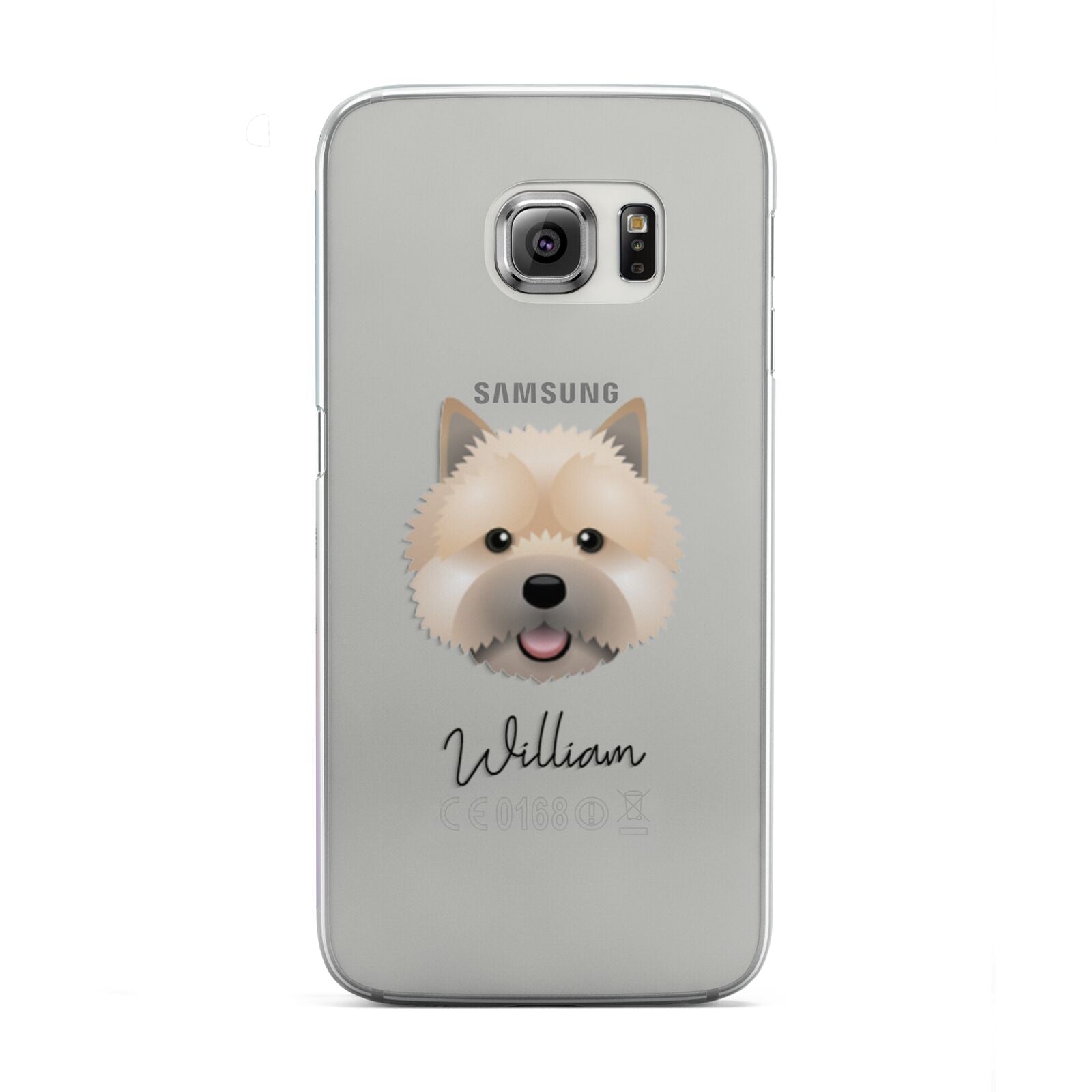 Norwich Terrier Personalised Samsung Galaxy S6 Edge Case