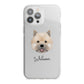 Norwich Terrier Personalised iPhone 13 Pro Max TPU Impact Case with White Edges
