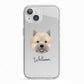 Norwich Terrier Personalised iPhone 13 TPU Impact Case with White Edges