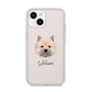 Norwich Terrier Personalised iPhone 14 Clear Tough Case Starlight