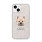 Norwich Terrier Personalised iPhone 14 Glitter Tough Case Starlight