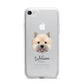 Norwich Terrier Personalised iPhone 7 Bumper Case on Silver iPhone
