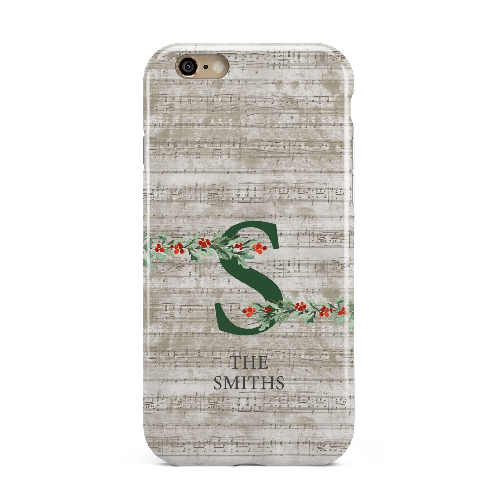 Nostalgic Monogram Personalised Apple iPhone 6 3D Tough Case