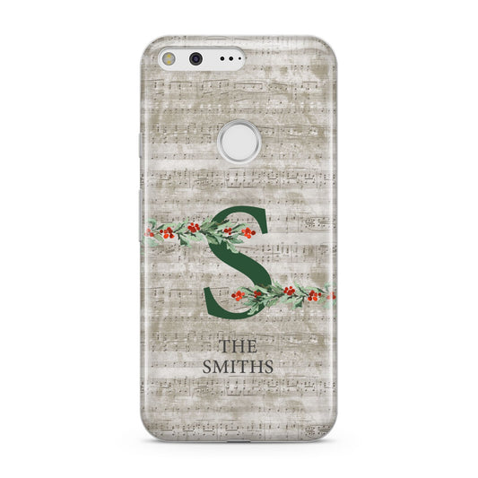 Nostalgic Monogram Personalised Google Pixel Case