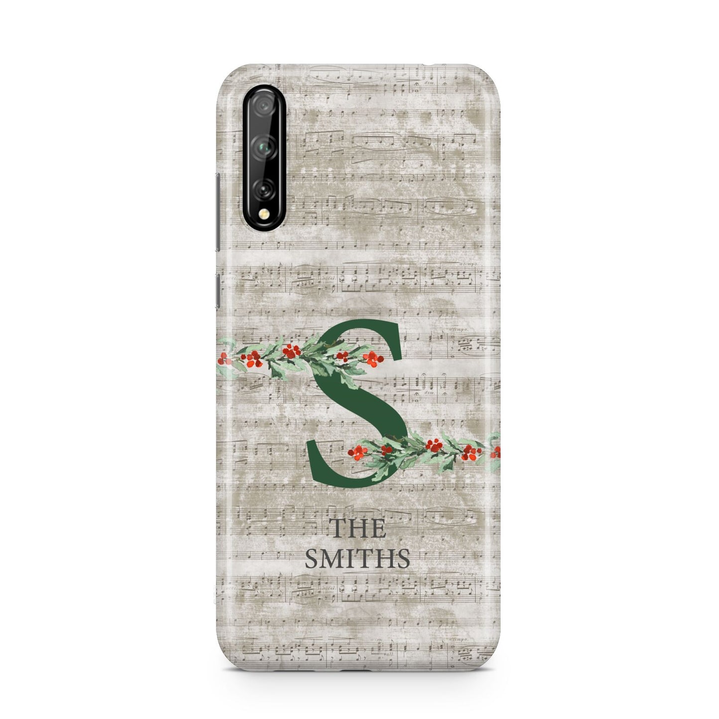 Nostalgic Monogram Personalised Huawei Enjoy 10s Phone Case