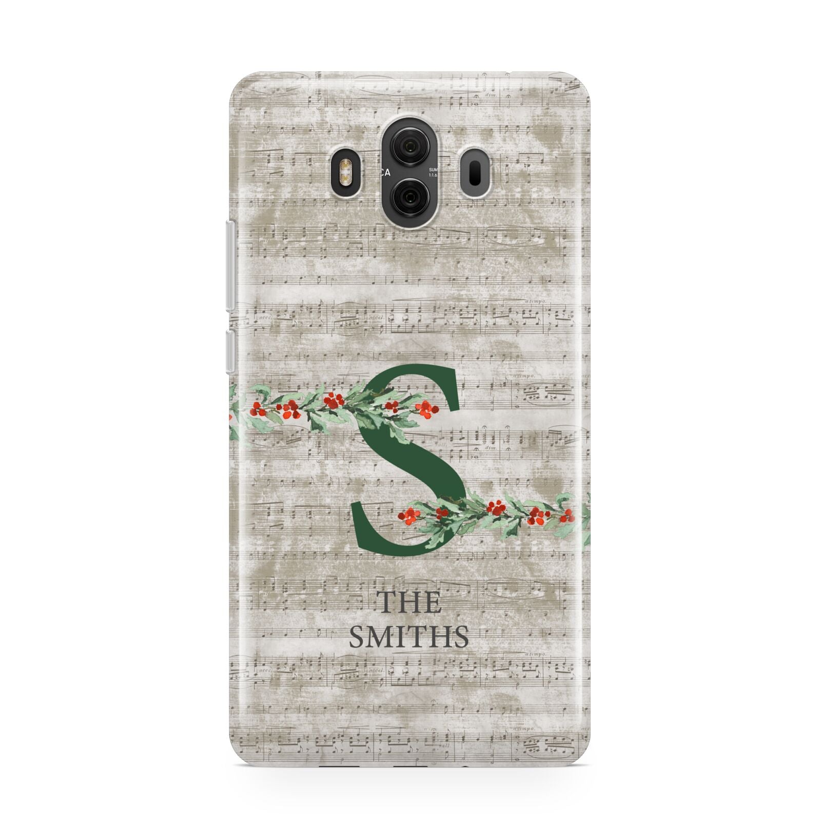 Nostalgic Monogram Personalised Huawei Mate 10 Protective Phone Case