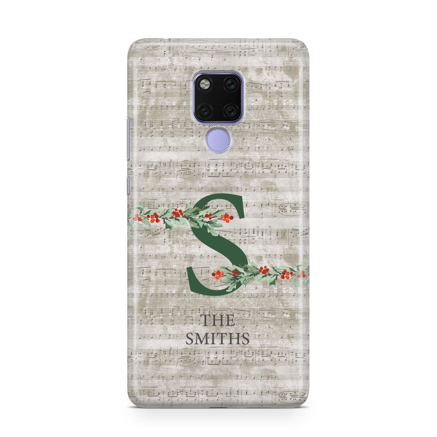 Nostalgic Monogram Personalised Huawei Mate 20X Phone Case