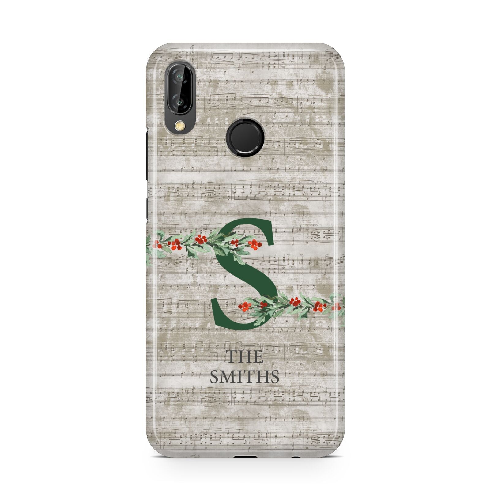 Nostalgic Monogram Personalised Huawei P20 Lite Phone Case