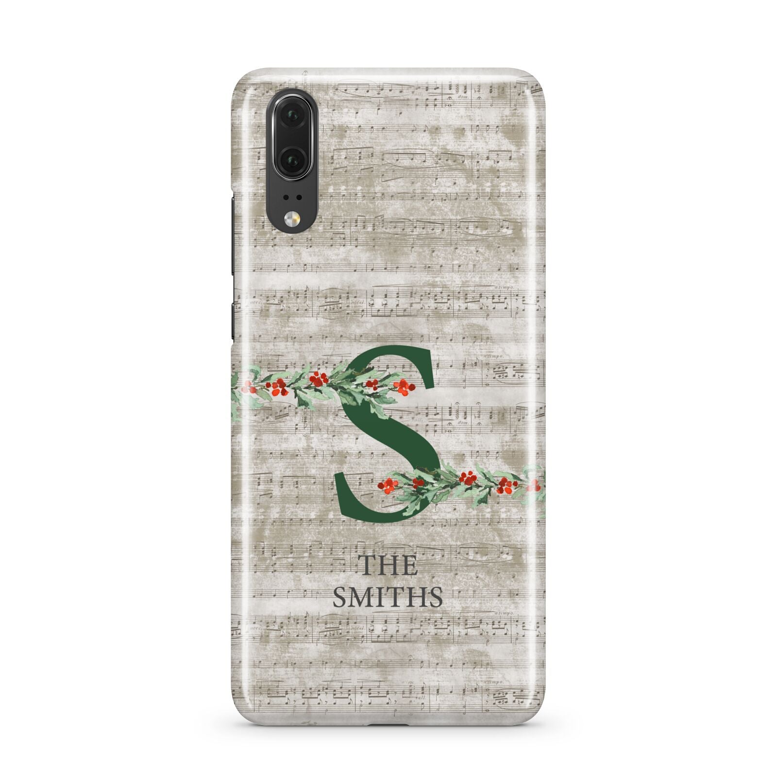 Nostalgic Monogram Personalised Huawei P20 Phone Case