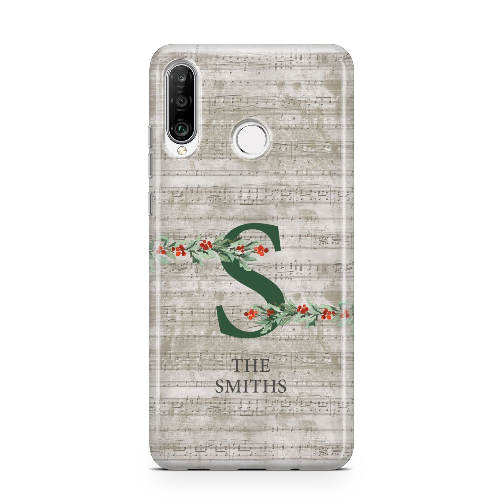 Nostalgic Monogram Personalised Huawei P30 Lite Phone Case