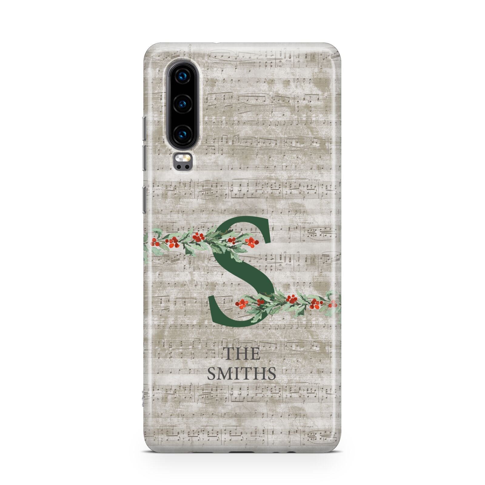 Nostalgic Monogram Personalised Huawei P30 Phone Case